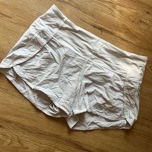 White lululemon shorts